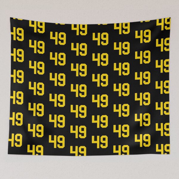 Item preview, Bold Yellow Sport Number 49 designed and sold by NECHSTORE.