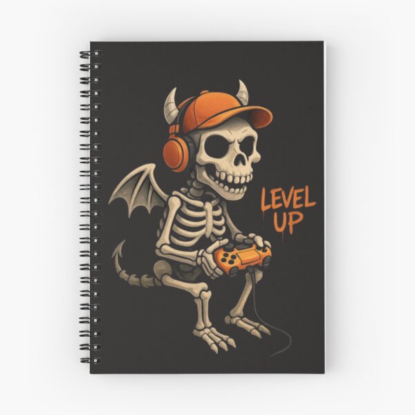 Item preview, Gamer Dragon Skeleton – Level Up Mode designed and sold by DesignNadine.