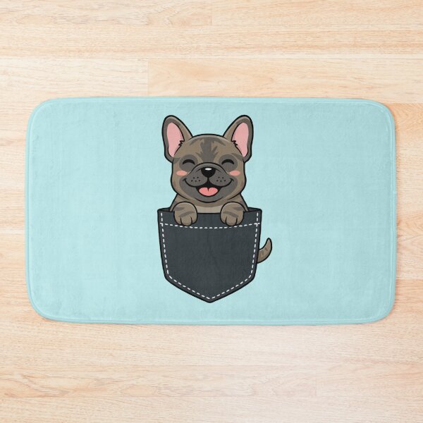 Item preview, French Bulldog Puppy in Pocket – Cute Cartoon Dog Lover designed and sold by The Real Life Symphony.