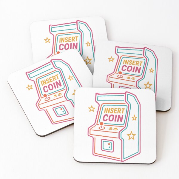 Item preview, Insert Coin Neon Arcade designed and sold by TinyDoodles.