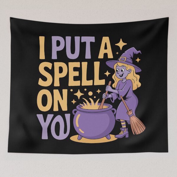 Item preview, Witchy Vibes: A funny Halloween T-shirt design that's all about strength and spooky fun. For the Halloween Festive Season designed and sold by Grang Art Artistic Designs.