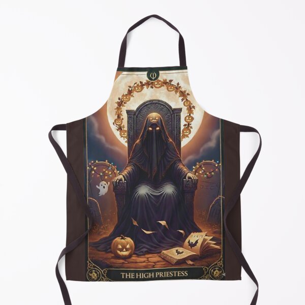 Item preview, Halloween Tarot: The High Priestess - Veiled Mysteries & Lunar Wisdom designed and sold by NewGenWitchcraft.