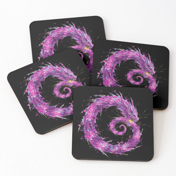 Item preview, Data Dragon Guardian: Glitched Serpent Fury designed and sold by trend-forge.