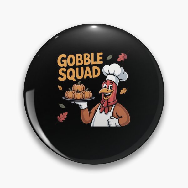 Item preview, Thanksgiving Cafeteria Worker Gobble Squad Turkey designed and sold by BHMARTS.
