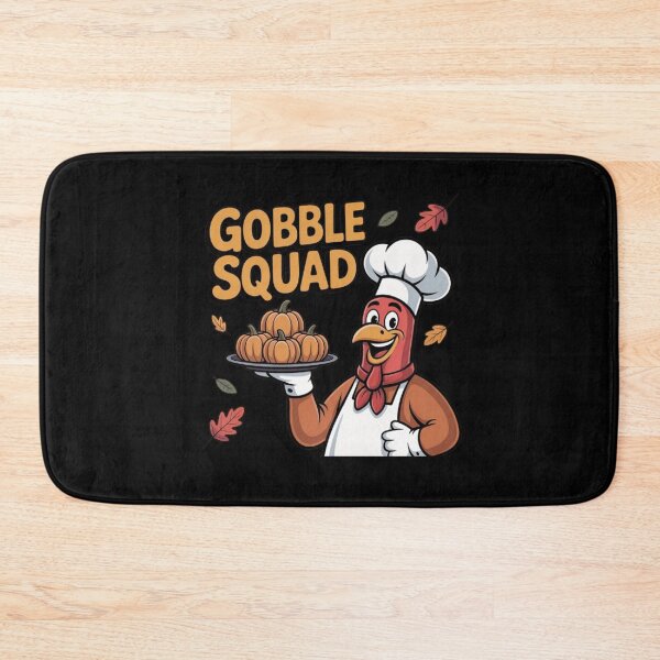 Item preview, Thanksgiving Cafeteria Worker Gobble Squad Turkey designed and sold by BHMARTS.