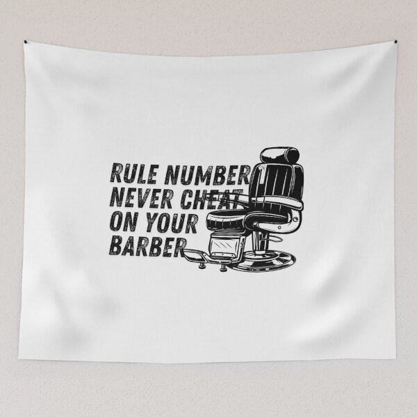 Item preview, Never Cheat On Your Barber - Barber Meme - Barber Shop - Barbers designed and sold by Egyptics.