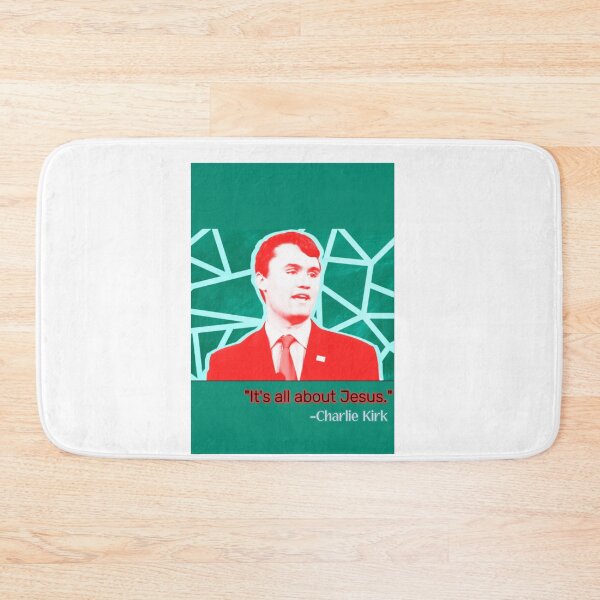 Item preview, Charlie Kirk: Neon Jesus Tribute Design designed and sold by FreeSpiritArt4U.