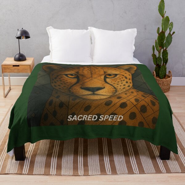 Item preview, Sacred Speed – Geometric Cheetah Art designed and sold by GeoWild Designs.