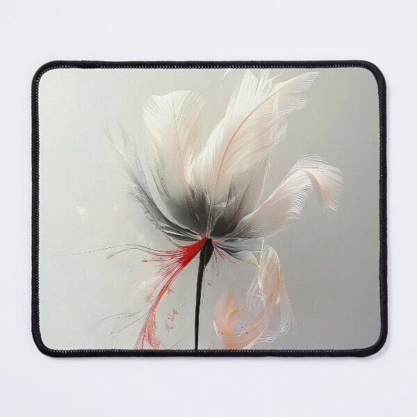 Item preview, Abstract Feather Art – Elegant Minimalist Nature Design designed and sold by EmiBarDesign.