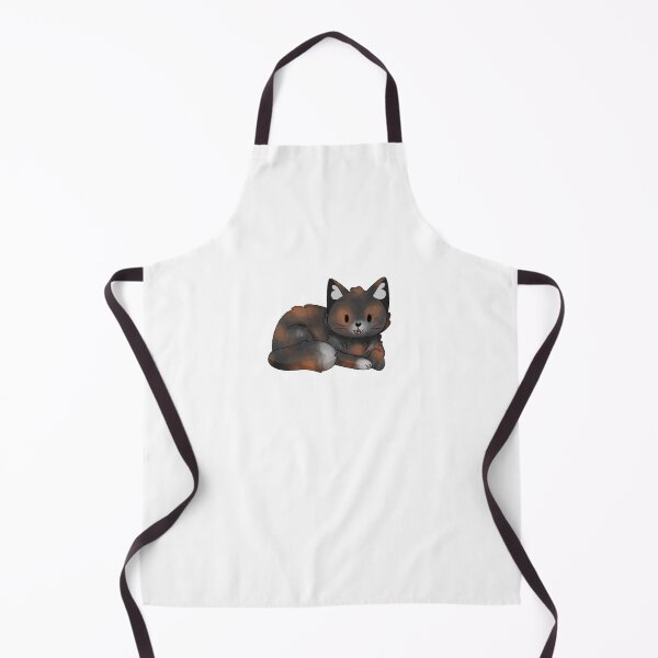 Item preview, Fluffy Tortoiseshell Tortie Cat Kawaii Illustration designed and sold by casserolepets.