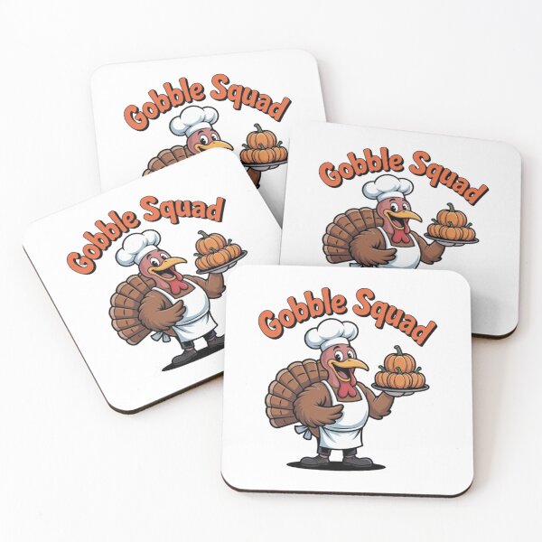 Item preview, Thanksgiving Cafeteria Worker Gobble Squad Turkey designed and sold by BHMARTS.