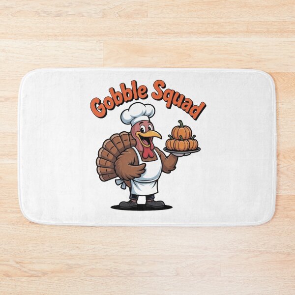 Item preview, Thanksgiving Cafeteria Worker Gobble Squad Turkey designed and sold by BHMARTS.