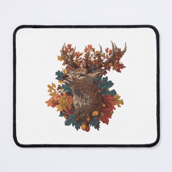 Item preview, Deer Autumn Head designed and sold by NicolasGlowArt.