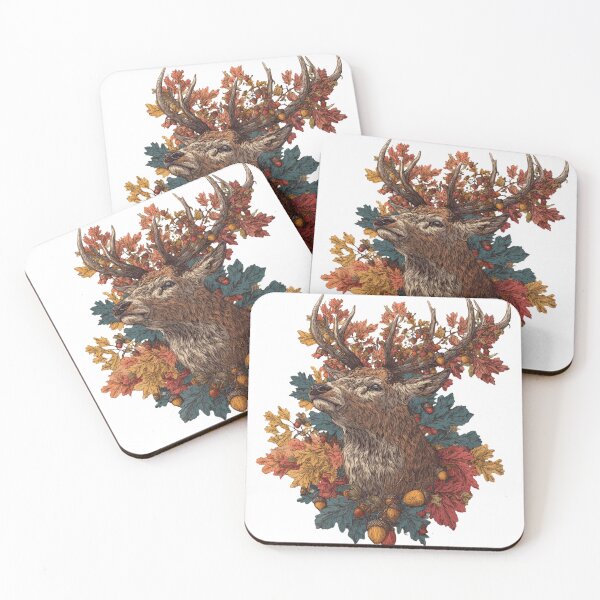 Item preview, Deer Autumn Head designed and sold by NicolasGlowArt.