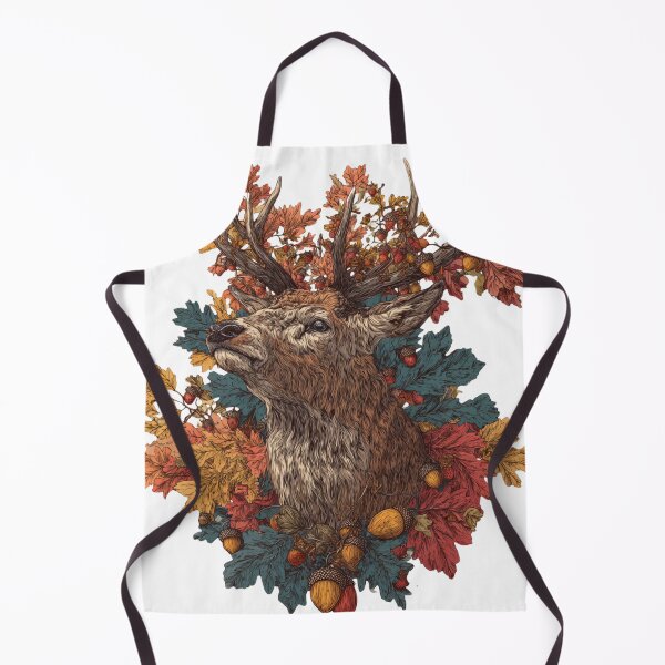 Item preview, Deer Autumn Head designed and sold by NicolasGlowArt.
