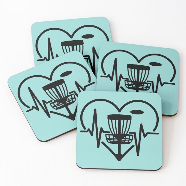 Item preview, Disc Golf Heartbeat EKG designed and sold by theartfulaspie.