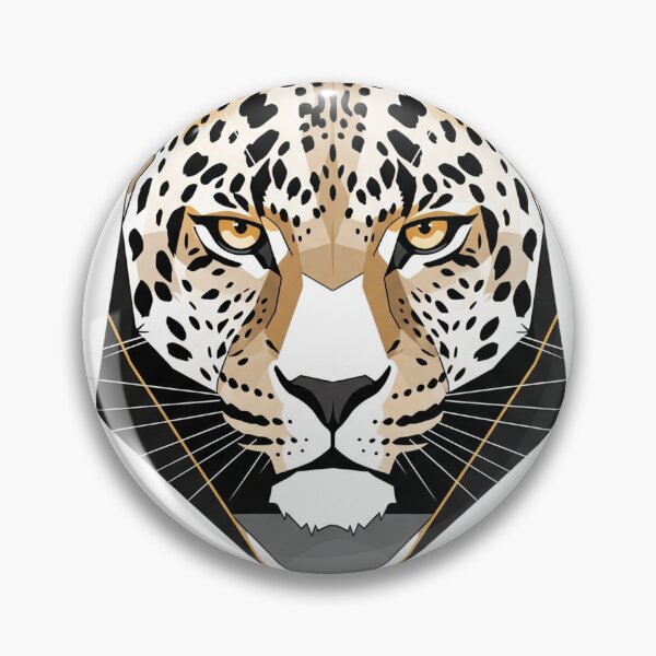 Item preview, Swift and Silent - Geometric Leopard Art | Low Poly Wild Virtue designed and sold by WildVirtue.
