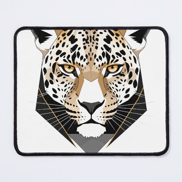 Item preview, Swift and Silent - Geometric Leopard Art | Low Poly Wild Virtue designed and sold by WildVirtue.