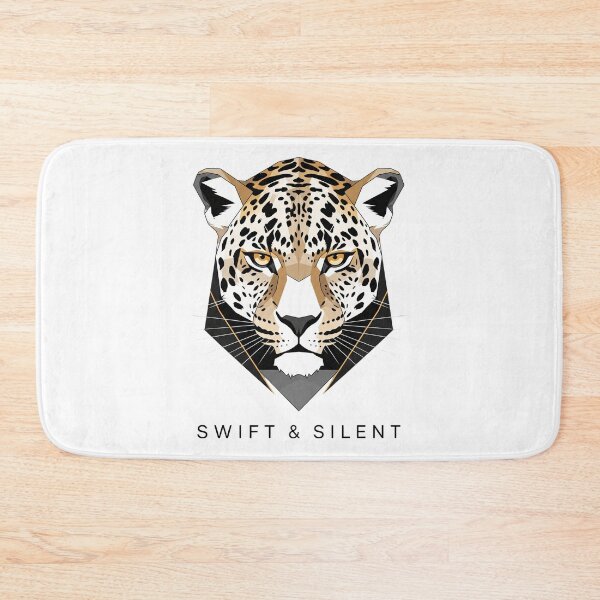 Item preview, Swift and Silent - Geometric Leopard Art | Low Poly Wild Virtue designed and sold by WildVirtue.