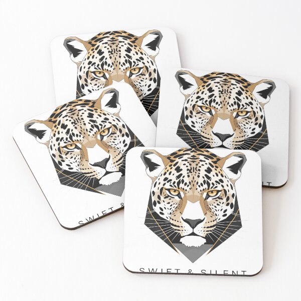 Item preview, Swift and Silent - Geometric Leopard Art | Low Poly Wild Virtue designed and sold by WildVirtue.
