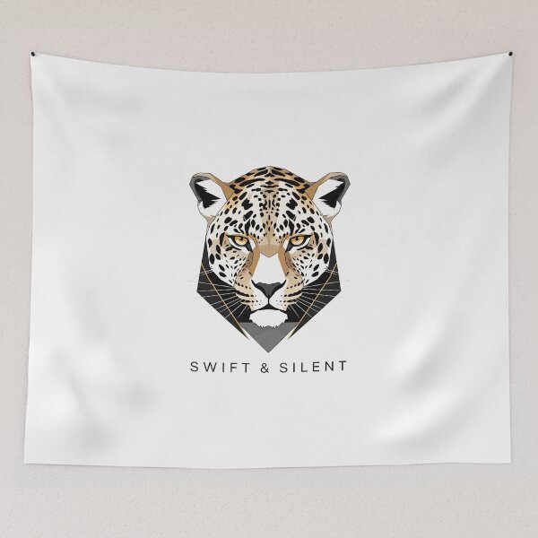 Item preview, Swift and Silent - Geometric Leopard Art | Low Poly Wild Virtue designed and sold by WildVirtue.