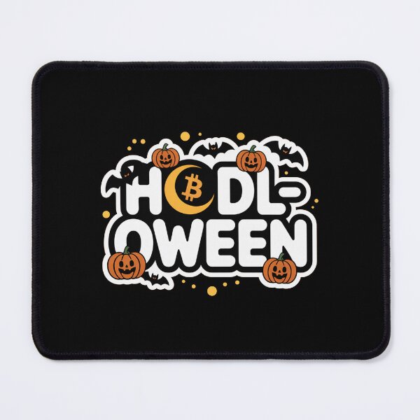 Item preview, HODL-oween, bitcoin crypto halloween designed and sold by NoetherSym.