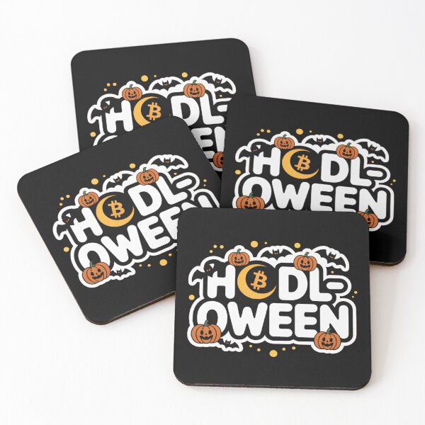 Item preview, HODL-oween, bitcoin crypto halloween designed and sold by NoetherSym.