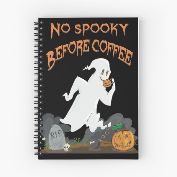 Aperçu de l'œuvre Pas de fantôme avant le café – Design amusant pour les amateurs de café et de fantômes d'Halloween créée et vendue par TeaAlchemist.