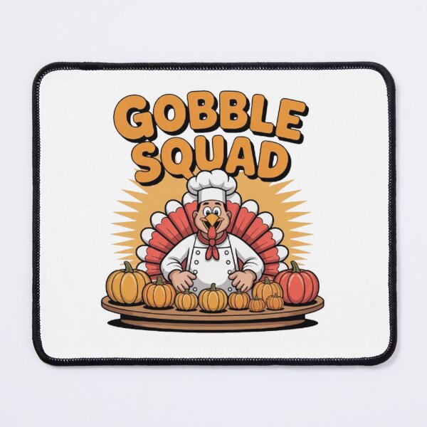 Item preview, Thanksgiving Cafeteria Worker Gobble Squad Turkey designed and sold by BHMARTS.