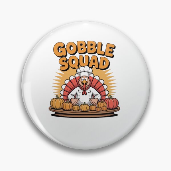 Item preview, Thanksgiving Cafeteria Worker Gobble Squad Turkey designed and sold by BHMARTS.