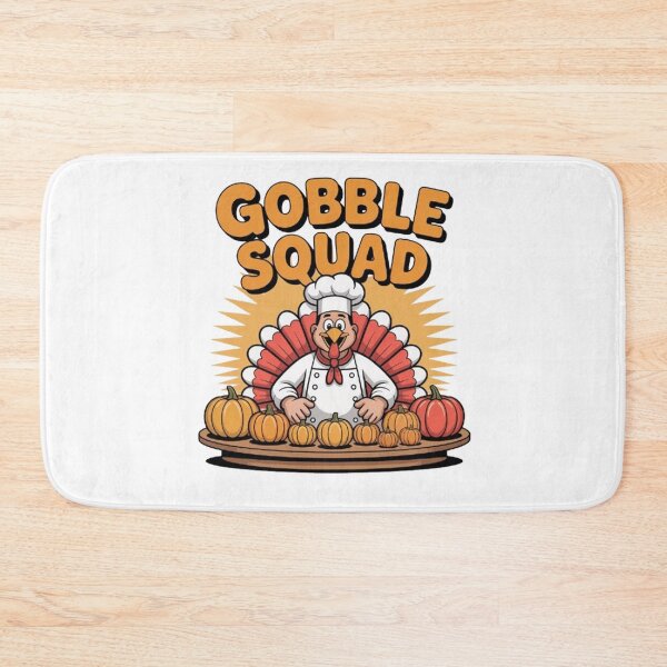 Item preview, Thanksgiving Cafeteria Worker Gobble Squad Turkey designed and sold by BHMARTS.