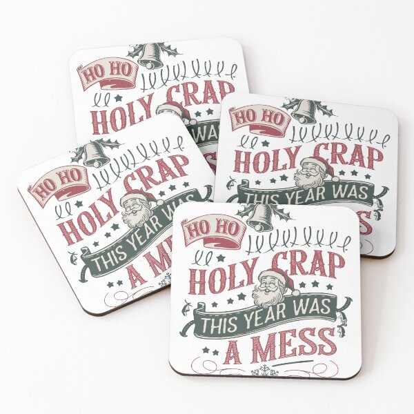 Item preview, Funny Christmas T-Shirt – "Ho Ho Holy Crap This Year Was a Mess" designed and sold by AgnieszkaTees.