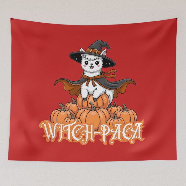Item preview, Cute Witch Alpaca Halloween Design – Witch-Paca designed and sold by PeteLawliiet.