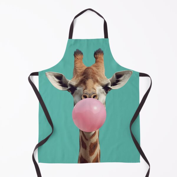 Item preview, Giraffe Bubblegum Pop – Funny & Cute Animal Design designed and sold by Art-Design-EM.