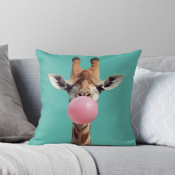 Item preview, Giraffe Bubblegum Pop – Funny & Cute Animal Design designed and sold by Art-Design-EM.