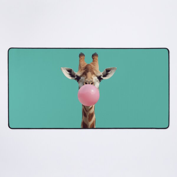 Item preview, Giraffe Bubblegum Pop – Funny & Cute Animal Design designed and sold by Art-Design-EM.