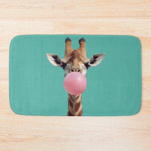 Item preview, Giraffe Bubblegum Pop – Funny & Cute Animal Design designed and sold by Art-Design-EM.