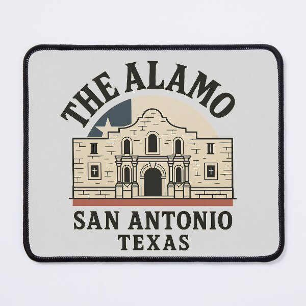 Item preview, The Alamo San Antonio Texas Souvenir Vintage Travel Design designed and sold by ArtSpireWorks.