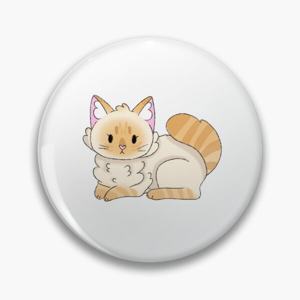 Item preview, Flame Lynx Point Cat Kawaii Illustration  designed and sold by casserolepets.