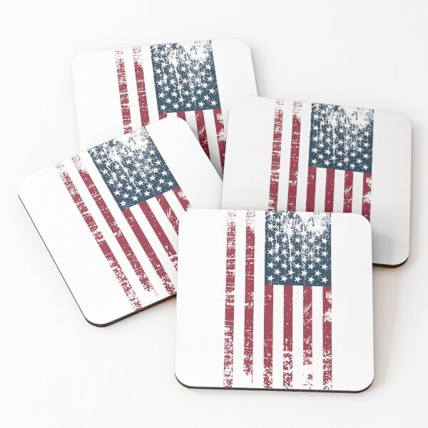 Item preview, Vertical Distressed American Flag designed and sold by Vision Crafted.