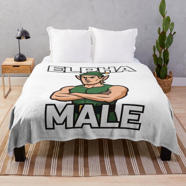 Item preview, Elpha Male Christmas Elf Alpha Parody designed and sold by UNK-Fatigues.