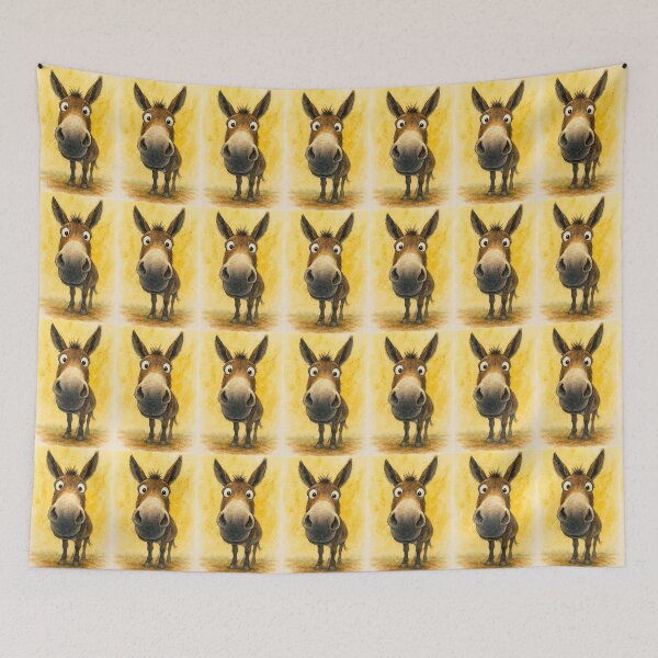 Item preview, Gorgeous Donkey ‘ ANY CaRRoTS? ' BY SHiRLeY MacARTHuR designed and sold by Shirley MacArthur Art.