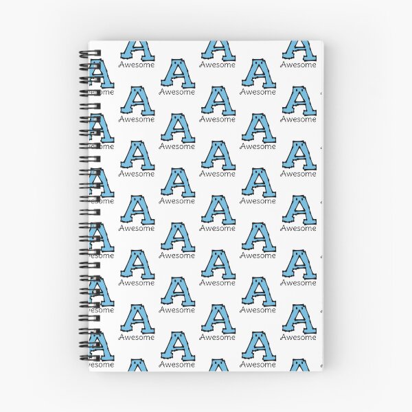 Item preview, Blue Letter A Design | Bold Alphabet Initial Art designed and sold by Swati's Digital Den.