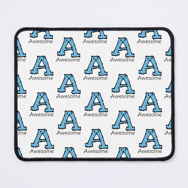 Item preview, Blue Letter A Design | Bold Alphabet Initial Art designed and sold by Swati's Digital Den.