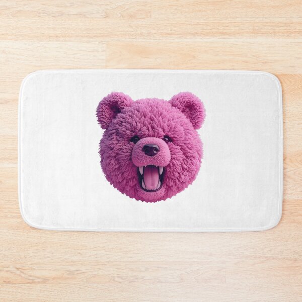Item preview, Pink Bear Head – Cute but Wild Bear Design designed and sold by Artistica1234.