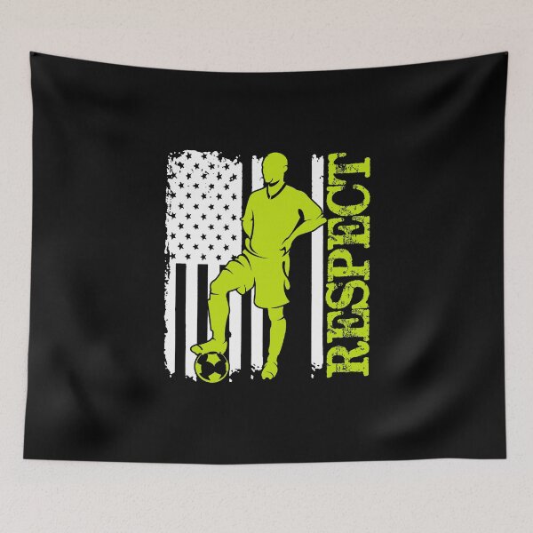 Item preview, American Flag Soccer Player  designed and sold by ThatMerchStore.