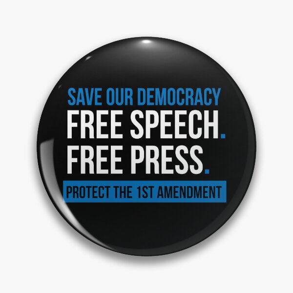 Item preview, Save Our Democracy - Free Speech designed and sold by jitterfly.