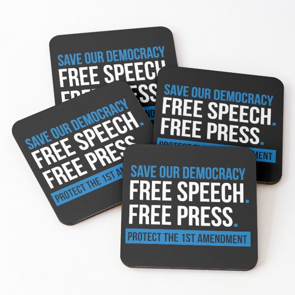 Item preview, Save Our Democracy - Free Speech designed and sold by jitterfly.