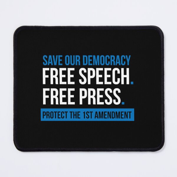 Item preview, Save Our Democracy - Free Speech designed and sold by jitterfly.