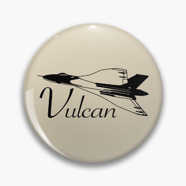 Item preview, Vulcan V Bomber British Jet Plane Flying Silhouette designed and sold by MilitaryMart.